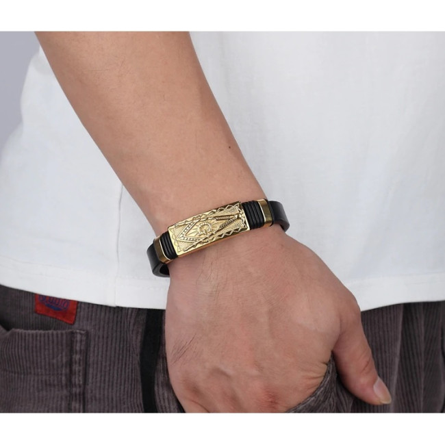 Bratara piele Gothic Style