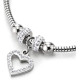 Bratara Heart Charms