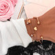 Bratara ajustabila cu inimioare