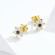 Cercei argint Snowflakes Flower