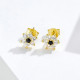 Cercei argint Snowflakes Flower