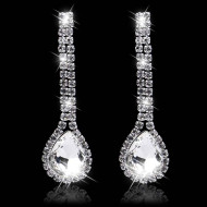Cercei Special Diamonds lungi cu cristale si zirconii