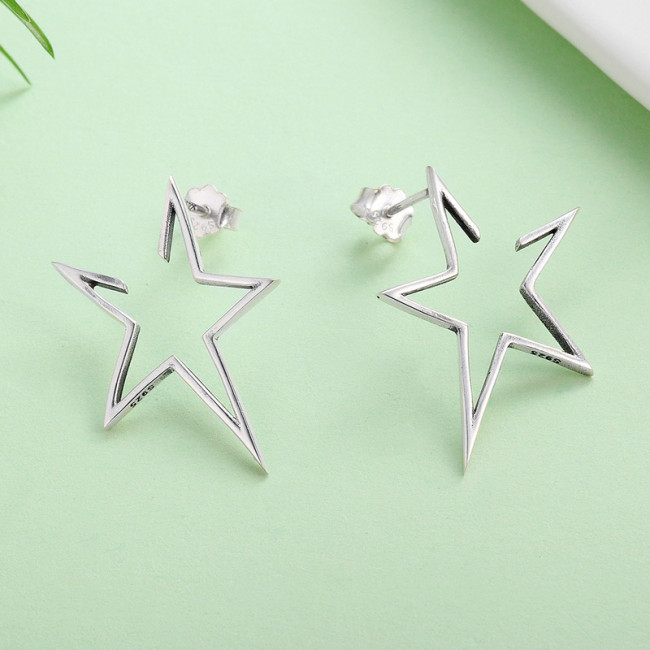 Cercei argint Like a Star