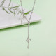 Colier argint Heart & Key