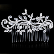 Accesoriu par agrafa tip pieptene Elegant Diamond cu diamante de zirconiu