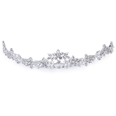 Diadema Coronita cu flori din cristale Perfect Day