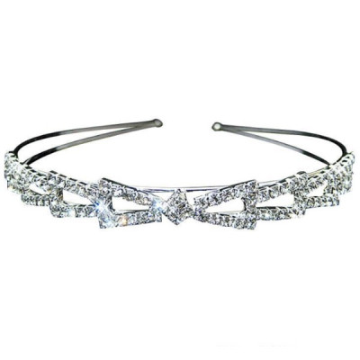 Diadema Coronita in forma de funda din cristale Diamond Queen 