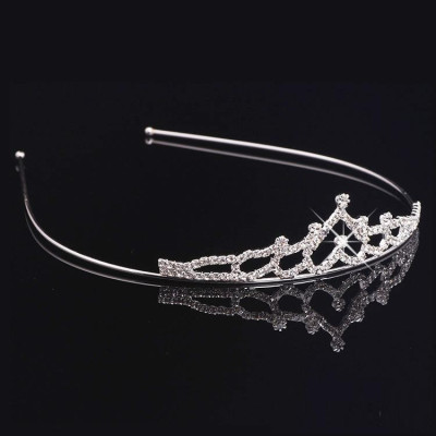 Diadema Coronita in forma de inima din cristale Cindarella