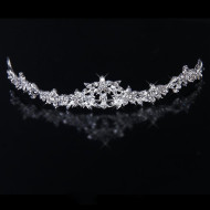Diadema Coronita cu flori din cristale Perfect Day