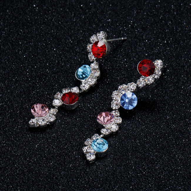 Set Colier si Cercei Multicolours Diva
