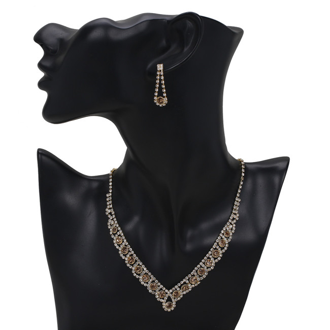 Set Colier si Cercei Gold Formidable