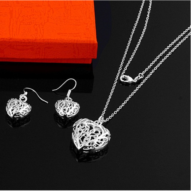 Set bijuterii Silver Heart
