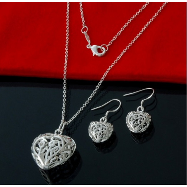 Set bijuterii Silver Heart