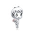Talisman argint Sweet Boy With Flowers