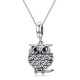 Talisman argint Lovely Owl