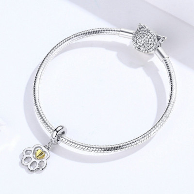 Talisman argint Dog Paw