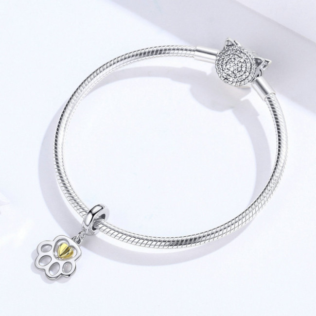Talisman argint Dog Paw