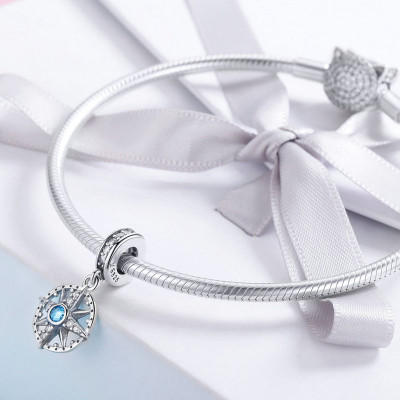 Talisman argint Compass Star