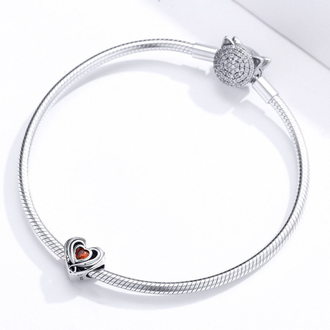 Talisman argint Red Heart