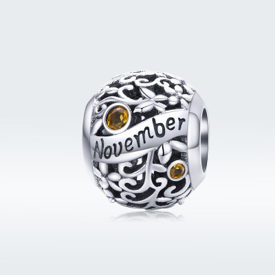 Talisman argint Birthday Stone November