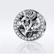 Talisman argint Beautiful Rose