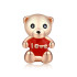 Talisman argint Golden Teddy
