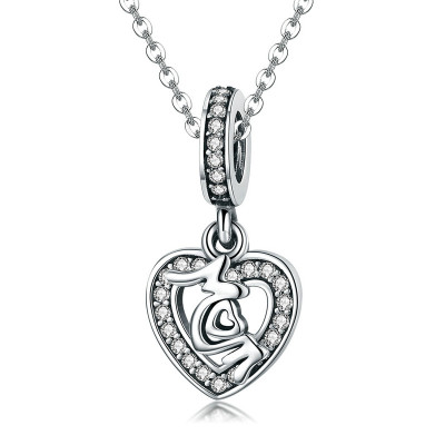 Talisman argint Dragostea Mamei