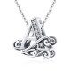 Talisman argint Litera A