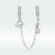 Talisman argint Lovely Kitty Safety Chain