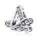 Talisman argint Litera A