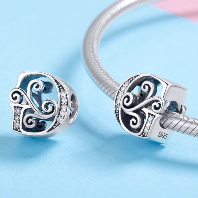 Talisman argint Litera G