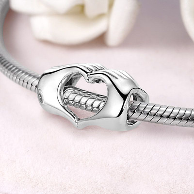 Talisman argint Hand to Hand Heart