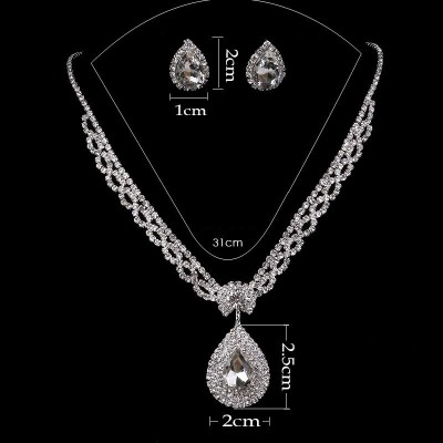 Set bijuterii Crystal Waterdrop Set bijuterii Crystal Waterdrop