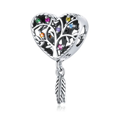 Talisman argint Colourful Tree of Life Talisman argint Colourful Tree of Life