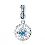 Talisman argint Compass Star