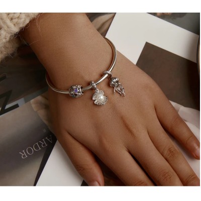 Talisman argint Shell With Pearl