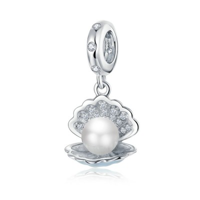 Talisman argint Shell With Pearl