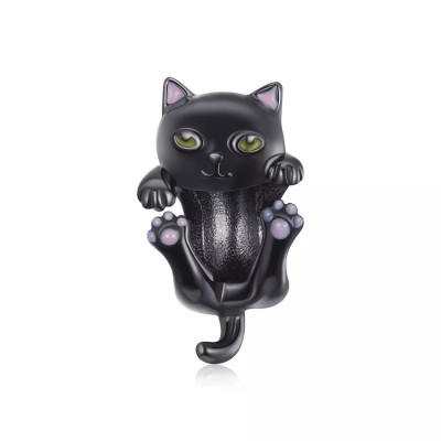 Talisman argint black Kitty Talisman argint black Kitty