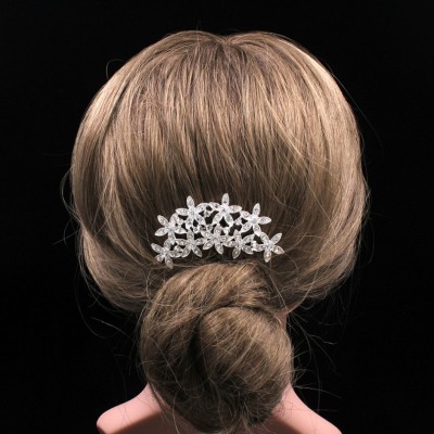 Accesoriu par agrafa tip pieptene Euphoria cu diamante de zirconiu cubic