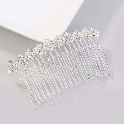 Accesoriu par agrafa tip pieptene Dazzy cu diamante de zirconiu cubic 