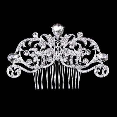 Accesoriu par agrafa tip pieptene Gorgeous cu diamante de zirconiu cubic Accesoriu par agrafa tip pieptene Gorgeous cu diamante de zirconiu cubic