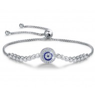 Bratara argint 925 Luxury Blue Eye