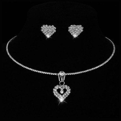 Set bijuterii Stunning Heart Diamond