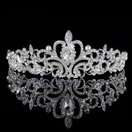 Diadema Coronita cu diamante de zirconiu cubic Diamond Princess