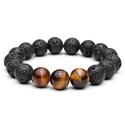 Bratara Lava Rock si Tiger Eye Bratara Lava Rock si Tiger Eye
