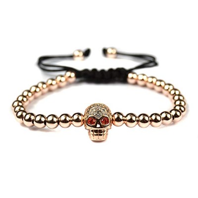 Bratara Rose Gold Skull Zircon Bratara Rose Gold Skull Zircon