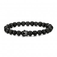 Bratara Lava Rock Black King 