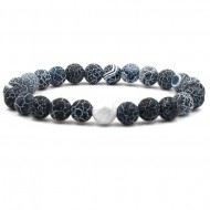 Bratara Lava Rock Blue