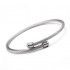Bratara bangle din inox Elegant Silver
