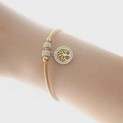 Bratara Charm Copacul Vietii Gold Bratara Charm Copacul Vietii Gold